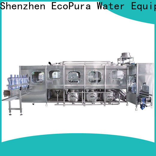 EcoPura 1500bph water bottling equipment factory for commercial production