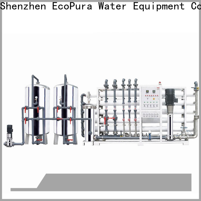 EcoPura standard water treatment equipment supplier solution expert for the global market