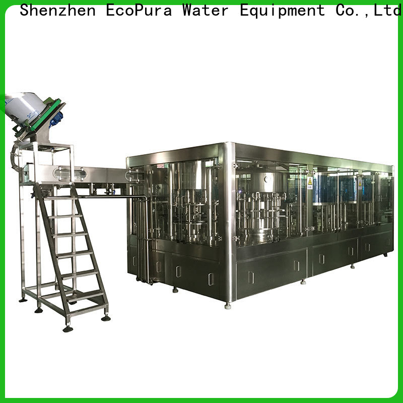 EcoPura water small liquid filling machine factory for beverages