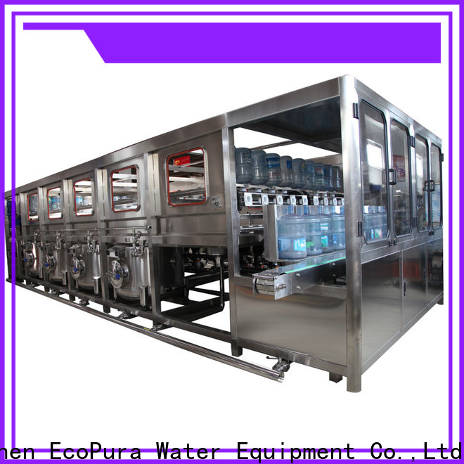EcoPura most popular filling equipment manufacturer for commercial production