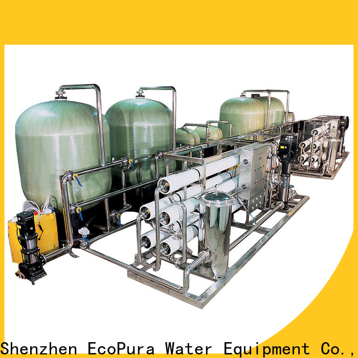 EcoPura strict inspection water treatment process exporter for the global market
