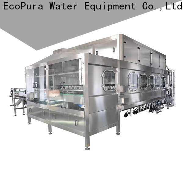 EcoPura most popular water bottling equipment manufacturer for commercial production