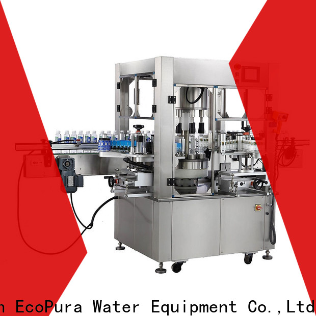 EcoPura melt bottle labeler equipment international market for commerce