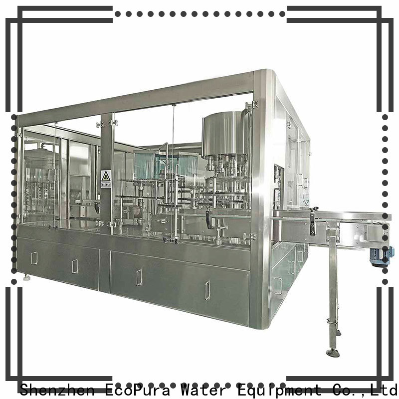 EcoPura liquid mineral water filling machine overseas trader for factory
