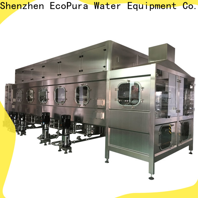 EcoPura 900bph1000bph water bottle filler manufacturer for industrial production