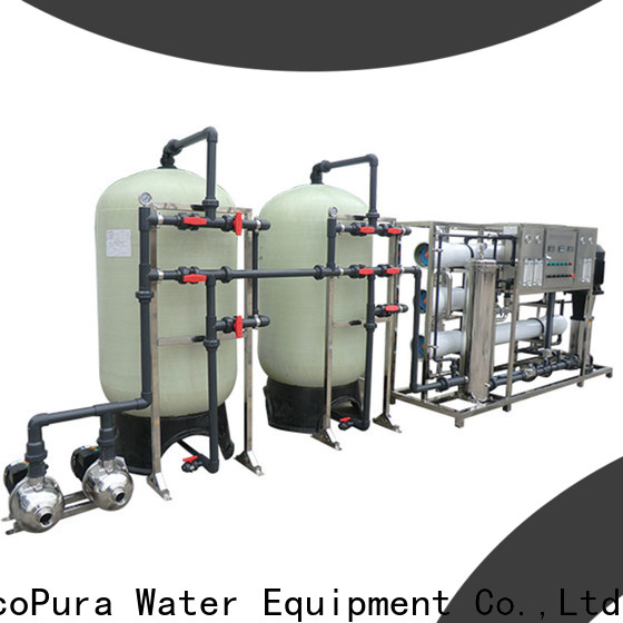EcoPura plant water treatment equipment manufacturers exporter for water purification