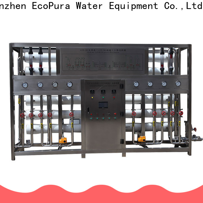 EcoPura premium quality water treatment equipment exporter for water purification