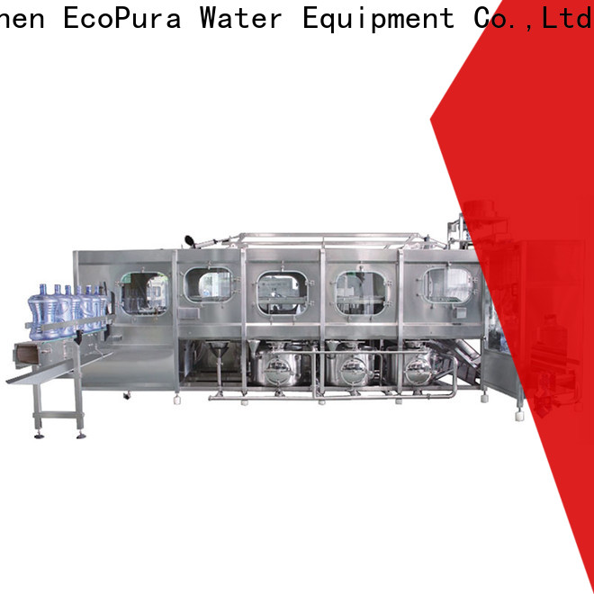 EcoPura automatic water bottling equipment factory for commercial production
