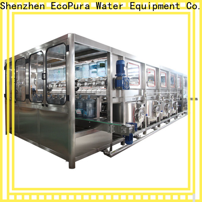 EcoPura water bottle filling machine price factory for distribution