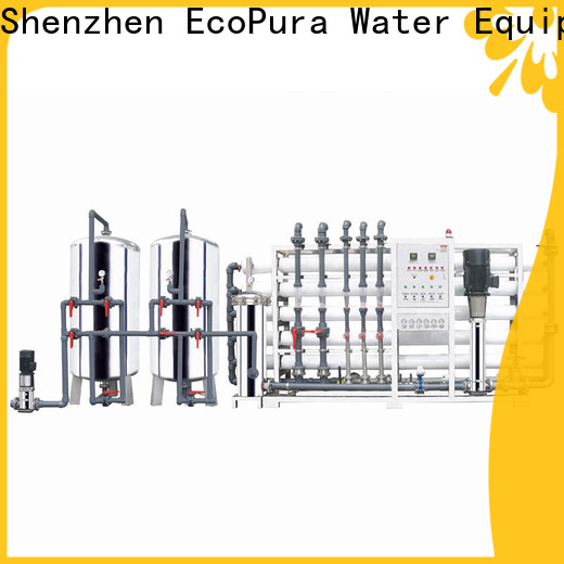 EcoPura 8m3h water treatment machine price wholesaler trader for water treatment