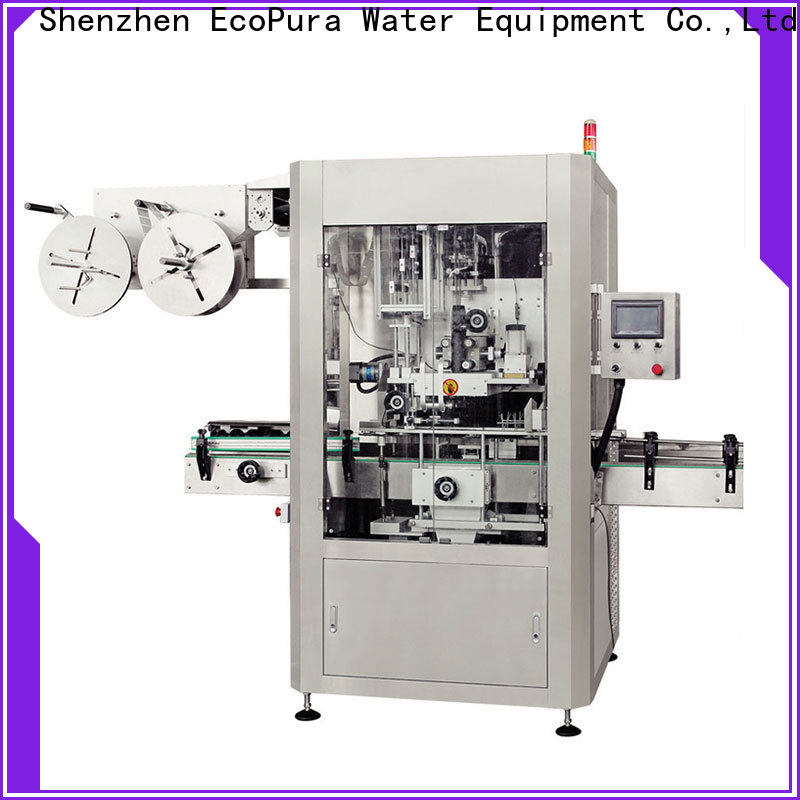 EcoPura shrink bottle labeler trade partner for commerce