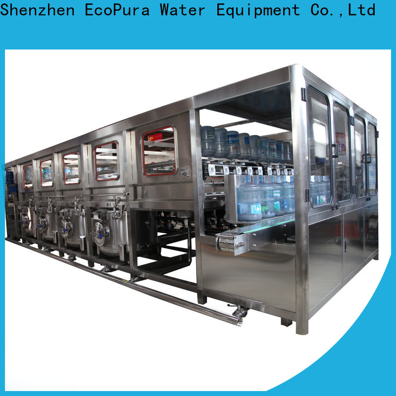 EcoPura 5gallon mineral water bottle filling machine factory for distribution