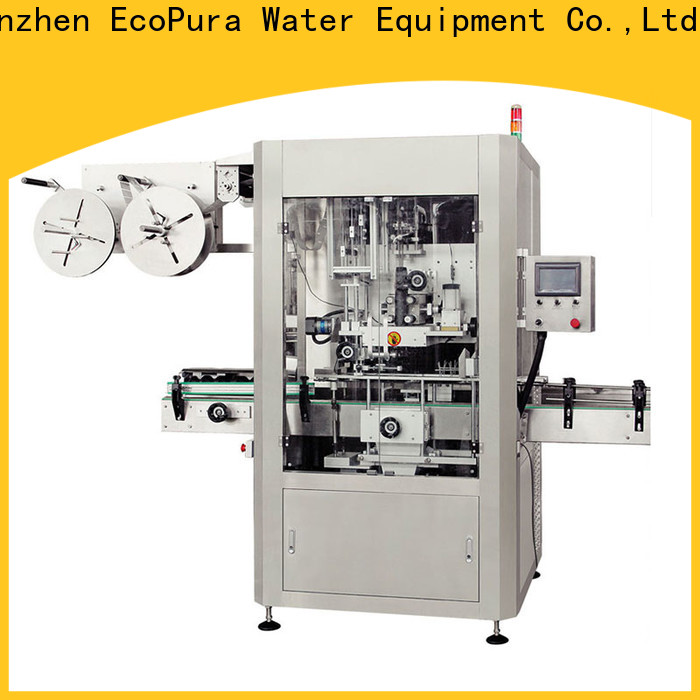 EcoPura ISO9001 certified bottle labeling equipment overseas market for commerce