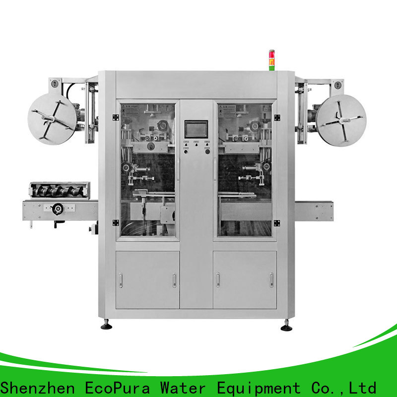 EcoPura ISO9001 certified bottle labeler equipment trade partner for commerce