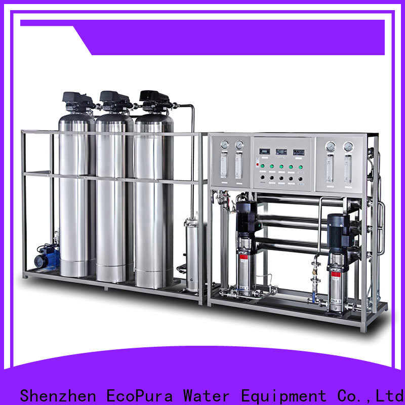 EcoPura 100% quality water process equipment exporter for water purification