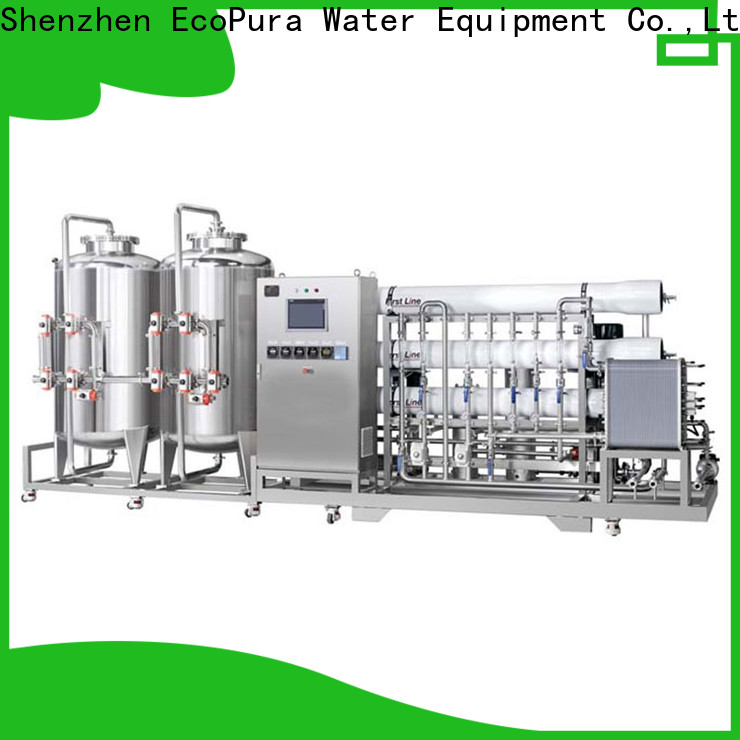 EcoPura strict inspection water treatment machine price solution expert for water purification