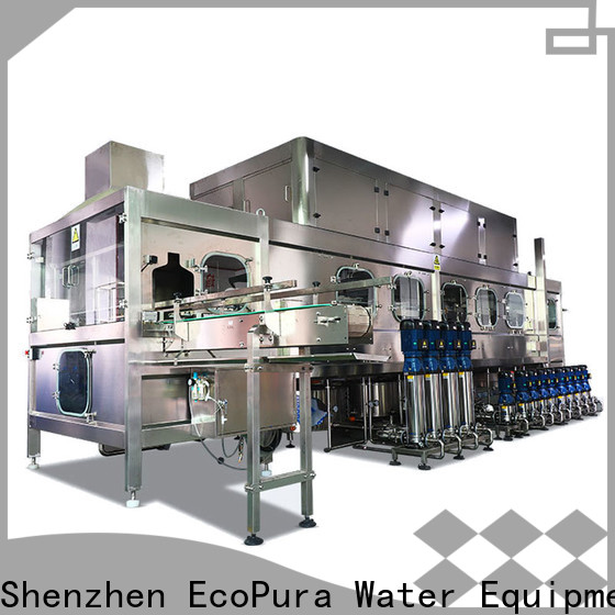 EcoPura 600bph mineral water bottle filling machine factory for distribution