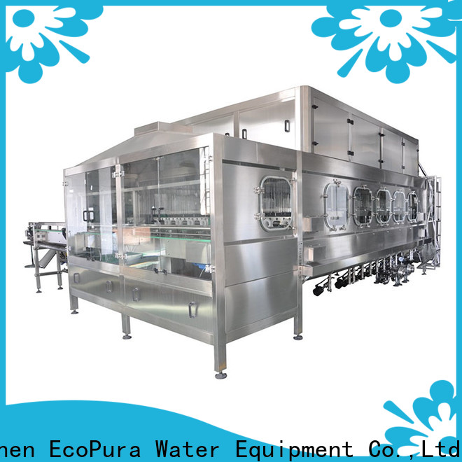 EcoPura 2000bph water bottle filler manufacturer for commercial production