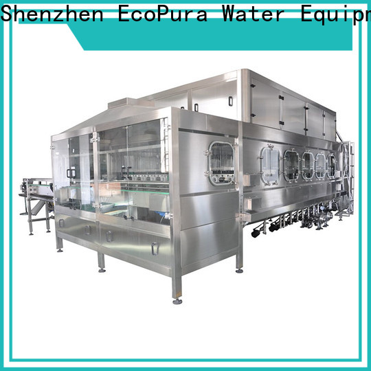 EcoPura automatic water bottling equipment manufacturer for commercial production