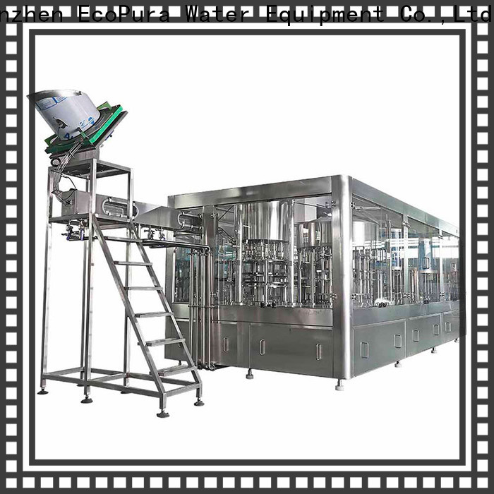EcoPura machine bottle filler trade partner for beverages