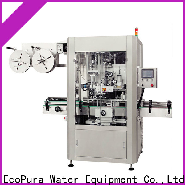 EcoPura double bottle labeling equipment overseas market for sale