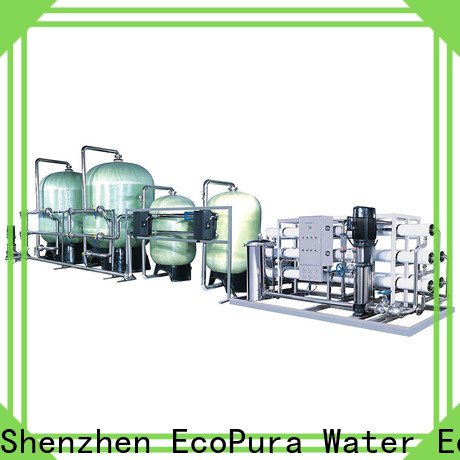 EcoPura standard water treatment equipment for sale exporter for water purification