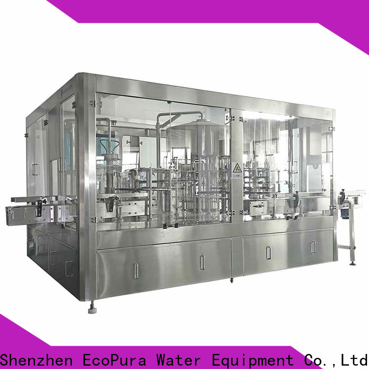 EcoPura unbeatable price mineral water filling machine producer for factory