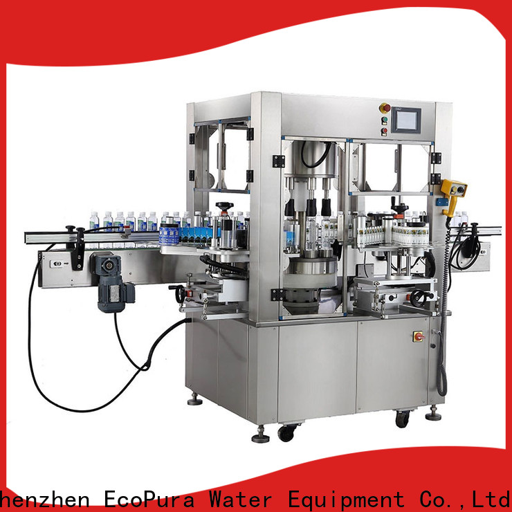 EcoPura double bottle labeler machine overseas market for commerce