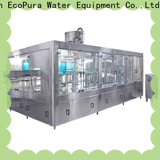 EcoPura 4in1 carbonated soft drinks filling machine factory for sale