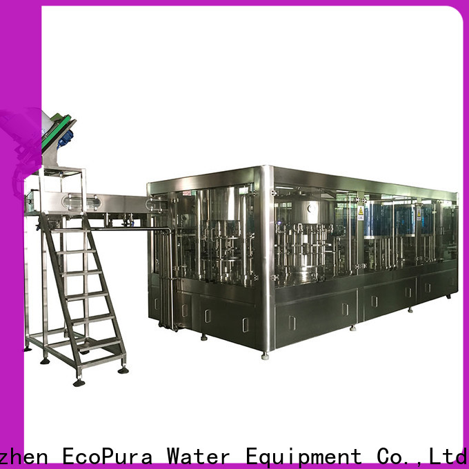 EcoPura machine wine bottle filler wholesale for industrial production