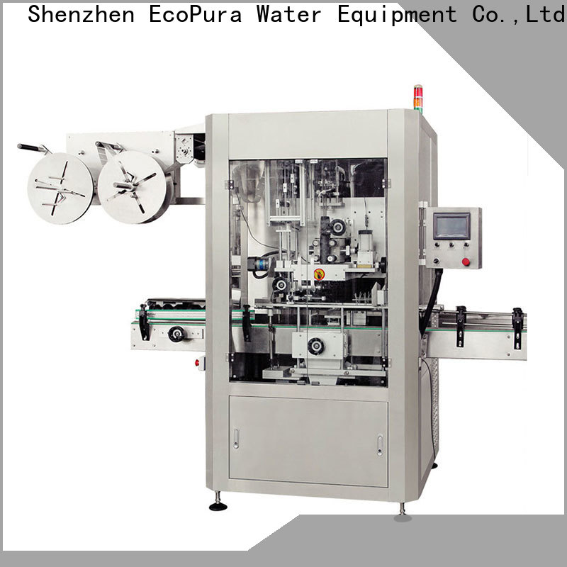 EcoPura ISO9001 certified bottle labeler equipment trade partner for wholesale