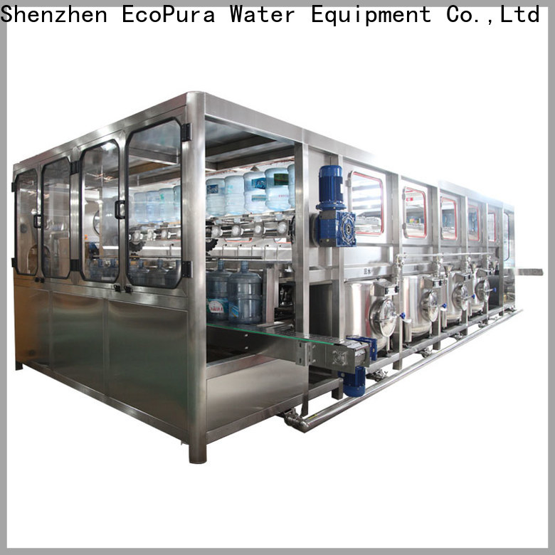 EcoPura 1500bph water bottle filler factory for commercial production
