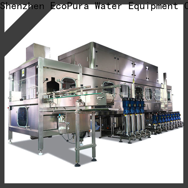 EcoPura automatic water bottling equipment manufacturer for industrial production