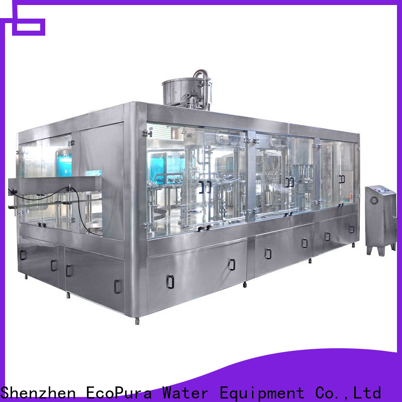 EcoPura automatic carbonated soft drinks filling machine trader for upgrade industries