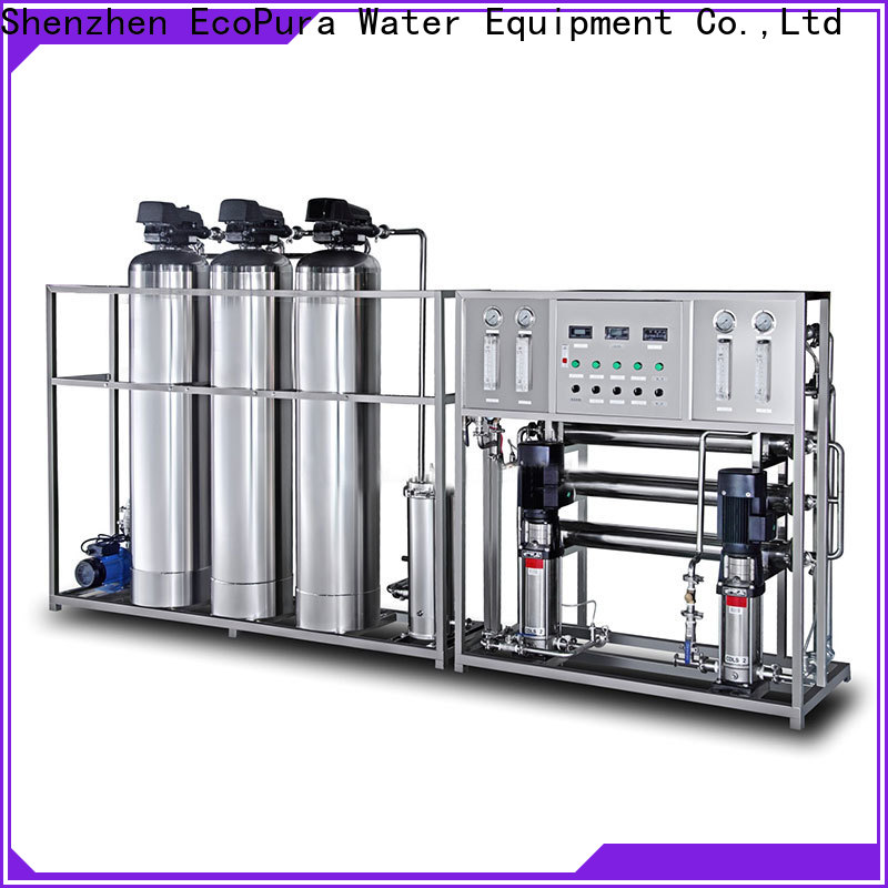 EcoPura strict inspection water treatment process exporter for the global market